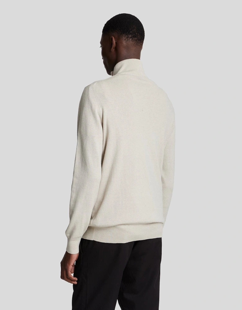 Cotton Merino 1/4 Zip Jumper