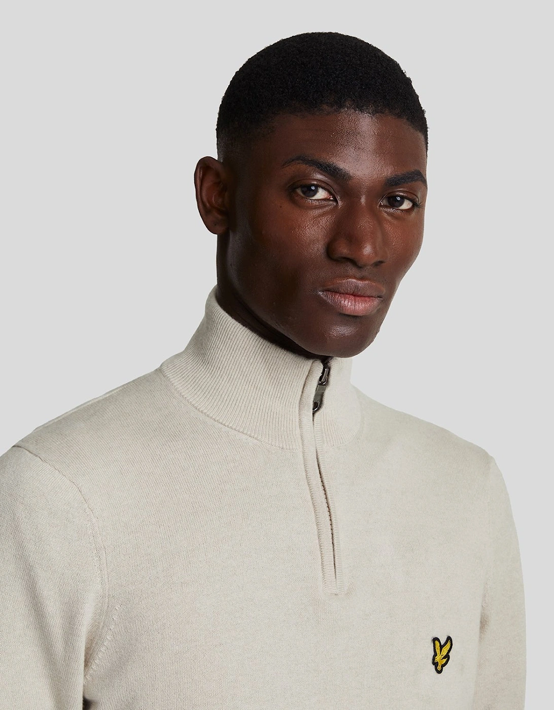 Cotton Merino 1/4 Zip Jumper