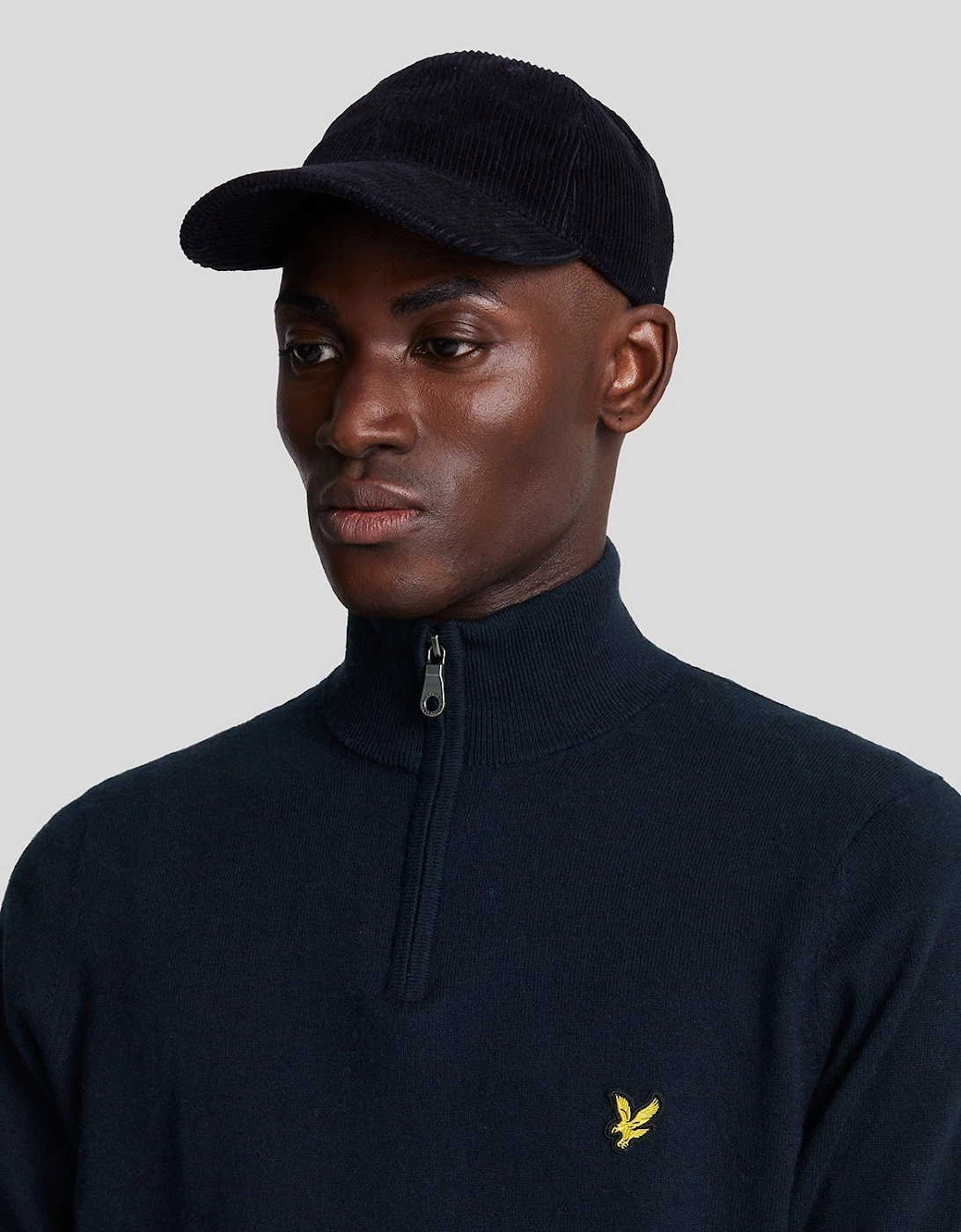 Cotton Merino 1/4 Zip Jumper