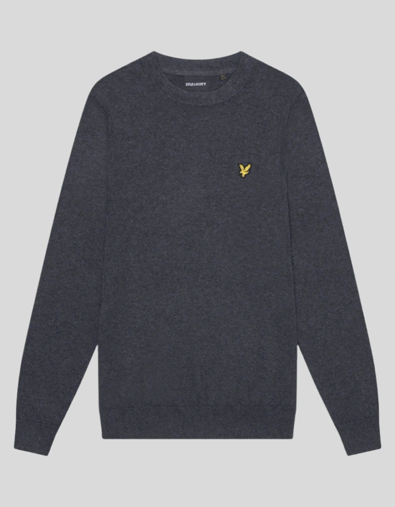 Cotton Merino Crew Neck Jumper