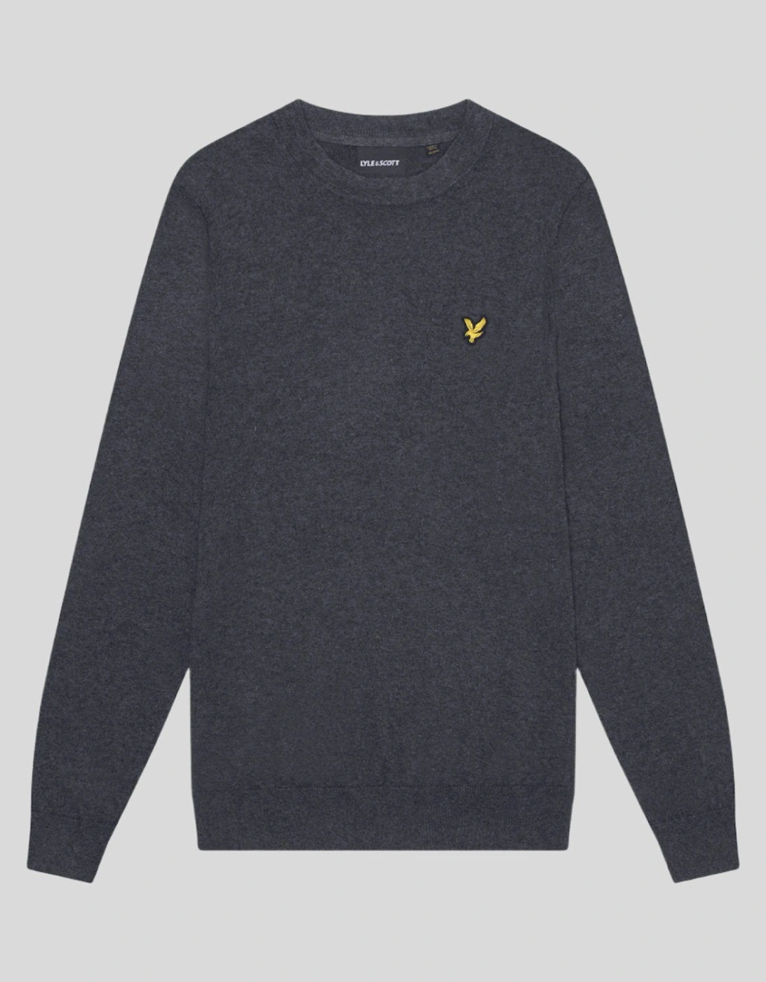 Cotton Merino Crew Neck Jumper