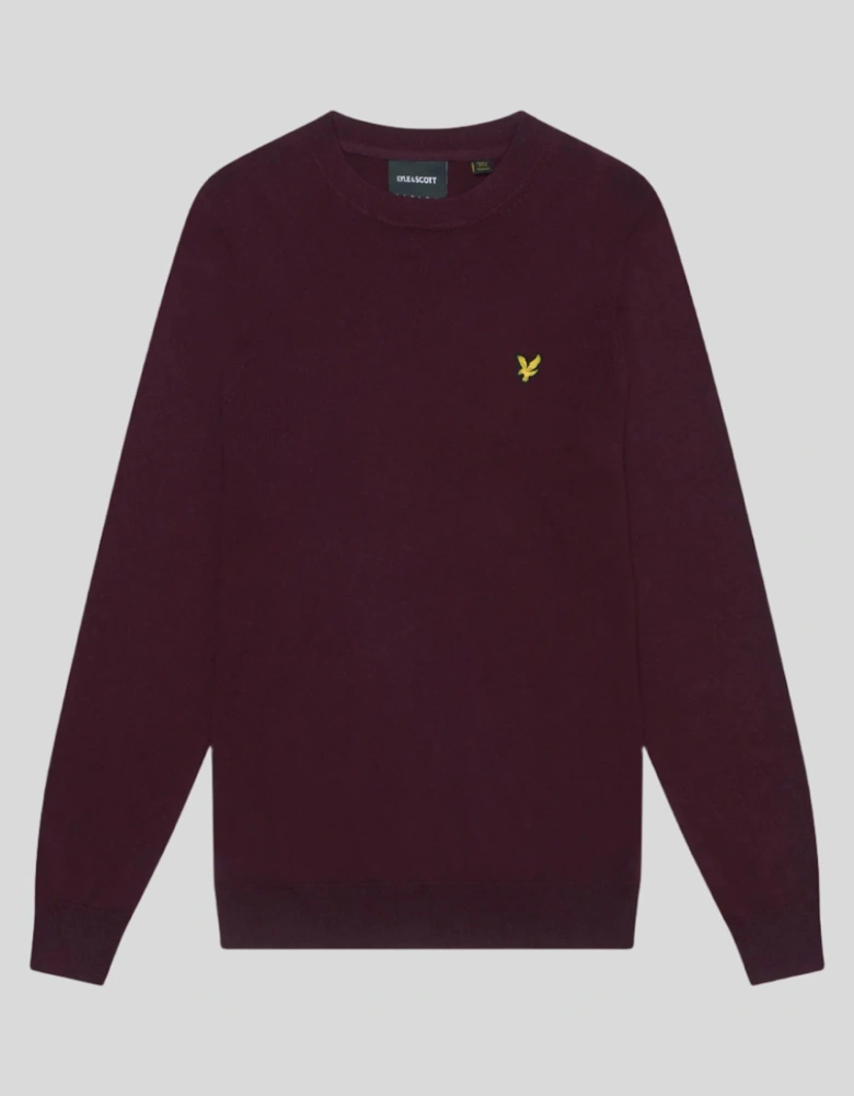 Cotton Merino Crew Neck Jumper