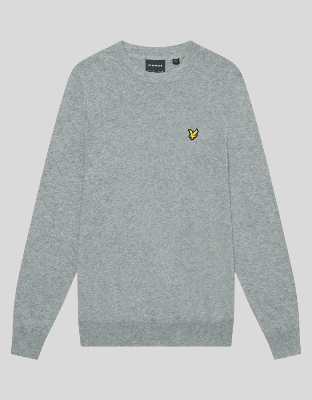 Cotton Merino Crew Neck Jumper