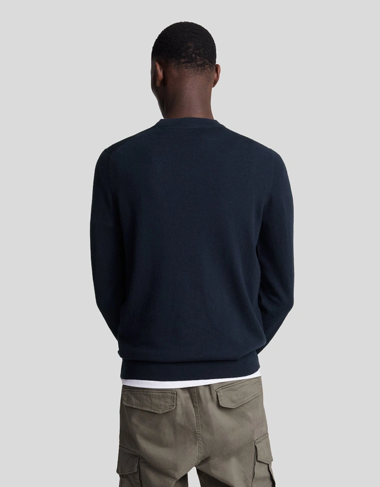 Cotton Merino Crew Neck Jumper