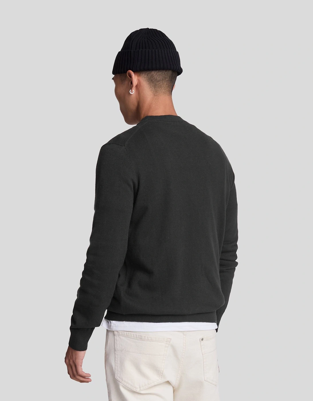 Cotton Merino Crew Neck Jumper