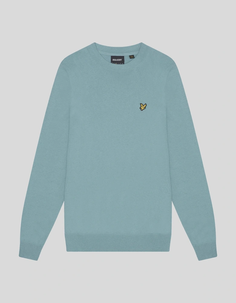 Cotton Merino Crew Neck Jumper