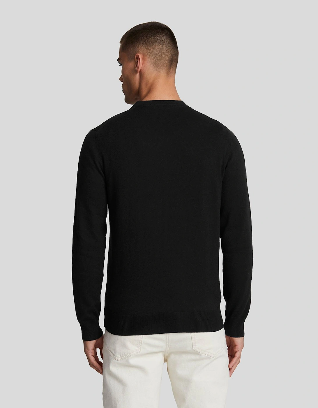 Cotton Merino V Neck Jumper