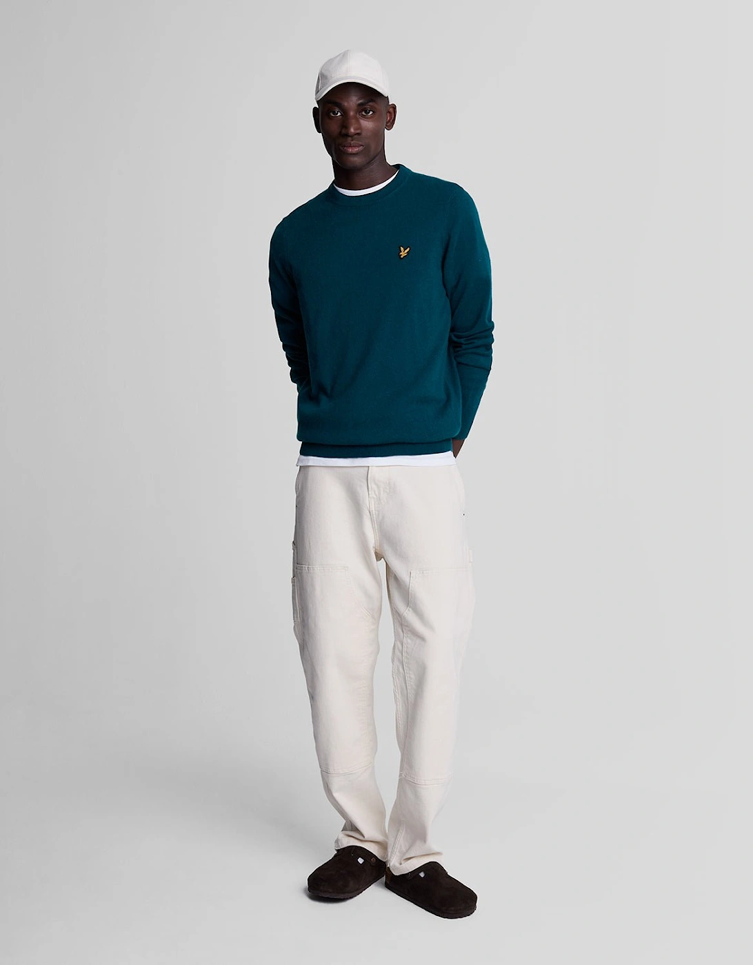 Cotton Merino Crew Neck Jumper