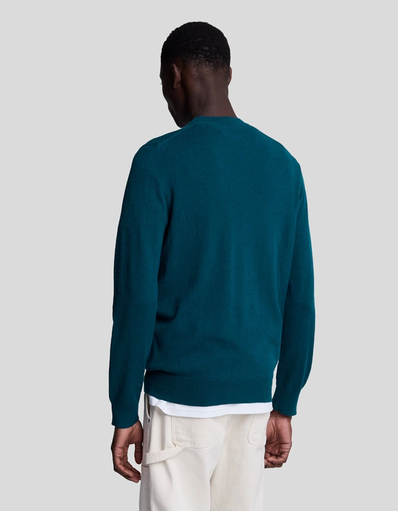 Cotton Merino Crew Neck Jumper