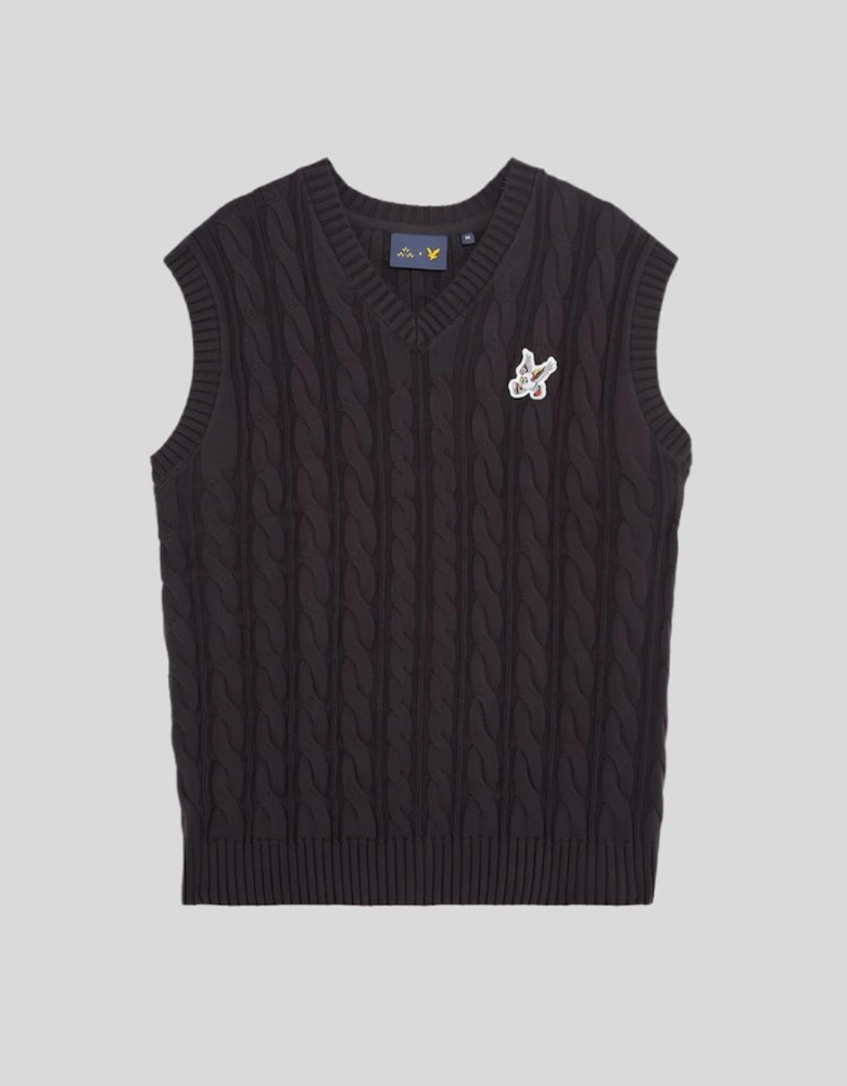 Friends of Feathers Golf Cable Knitted Tank Top