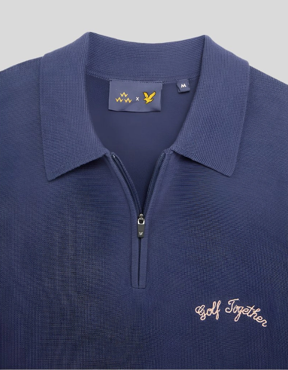 Friends of a Feather Golf Zipped Polo Shirt