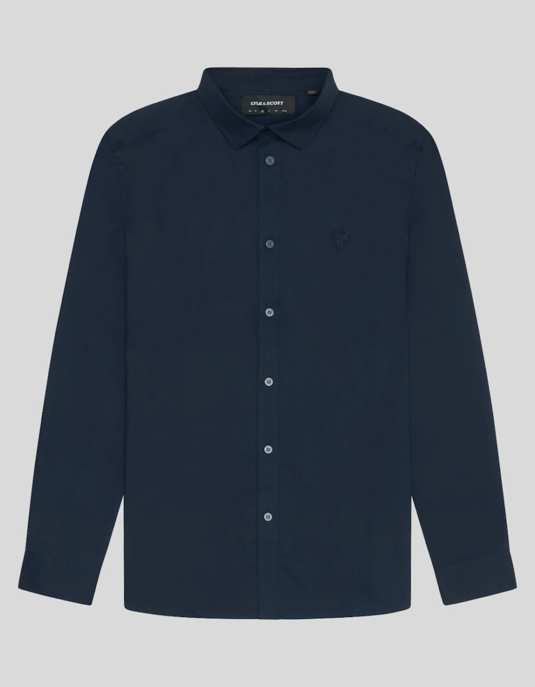 Tonal Eagle Easy Care Poplin Shirt