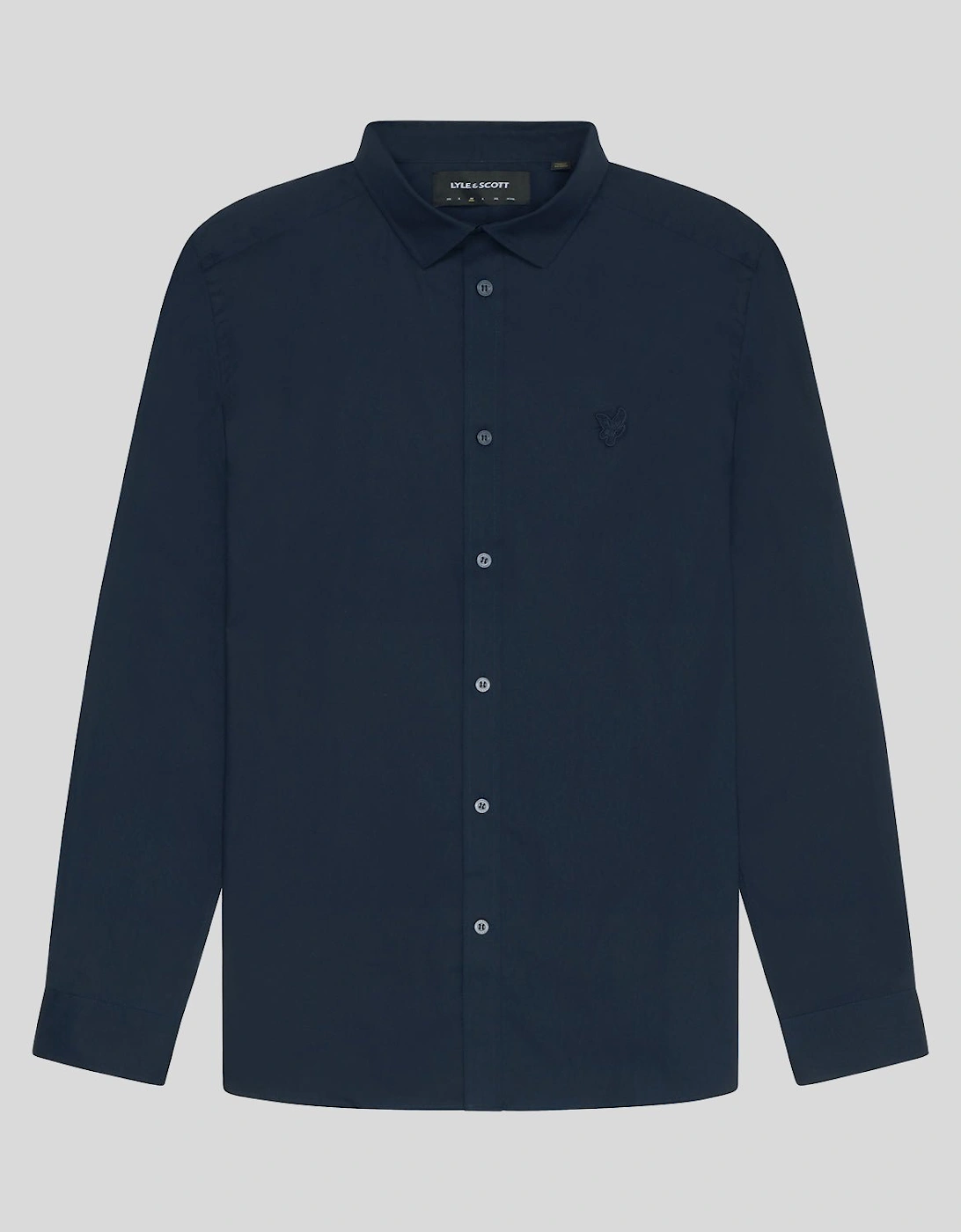 Tonal Eagle Easy Care Poplin Shirt