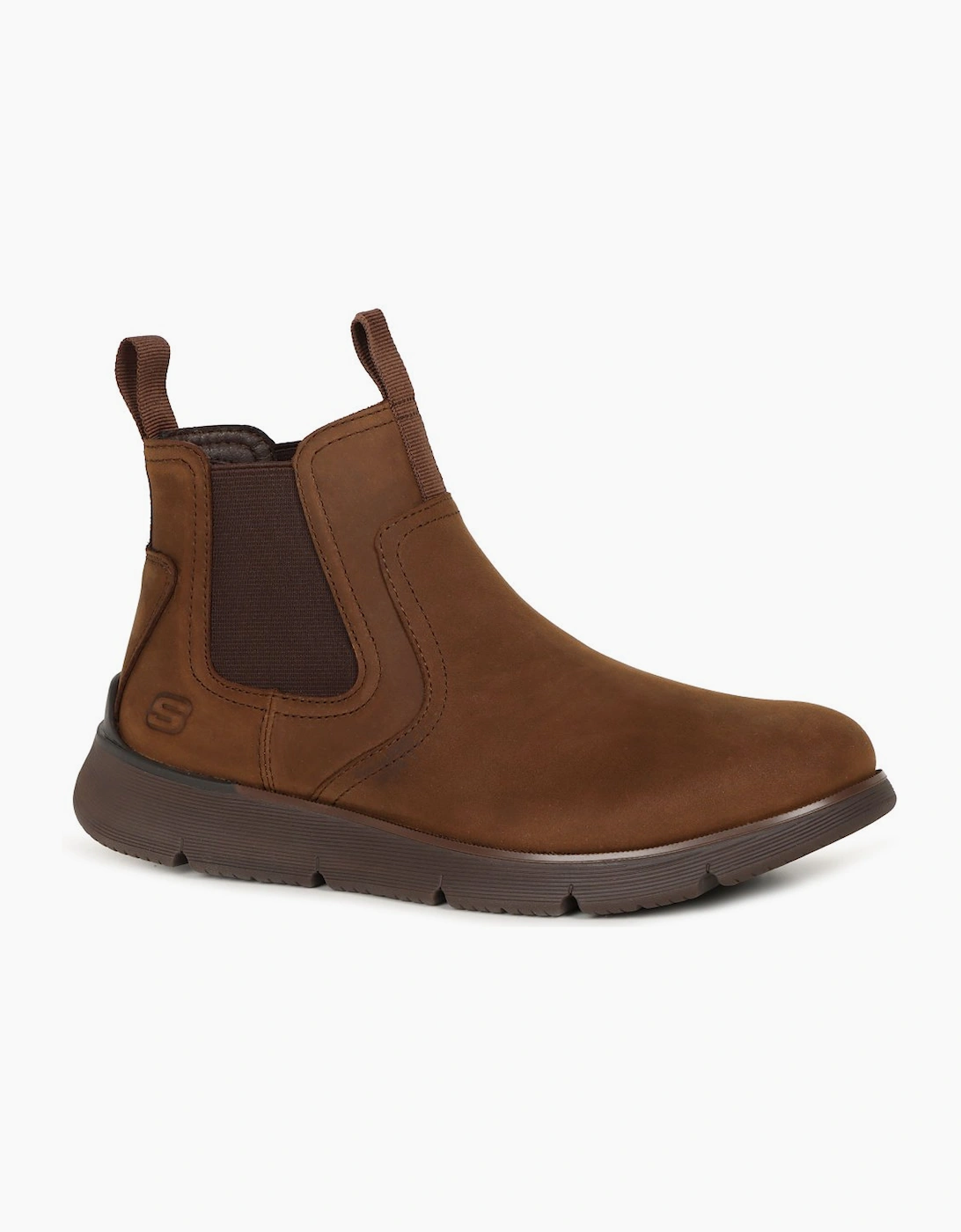 Skechers Men's Augustino Mens Chelsea Boots - Brown - Size: 8