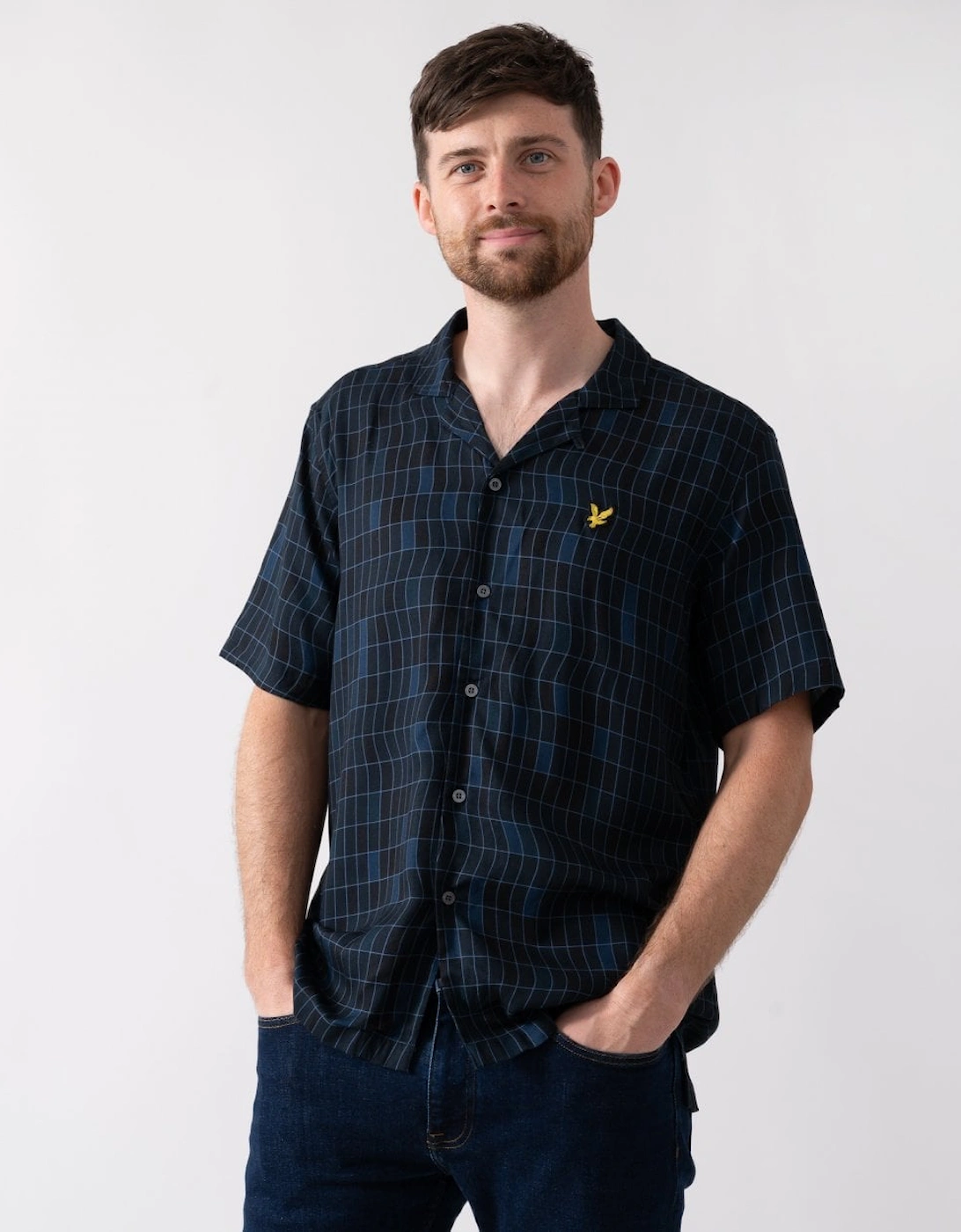 Lyle & Scott Pool Print Mens Shirt, 5 of 4