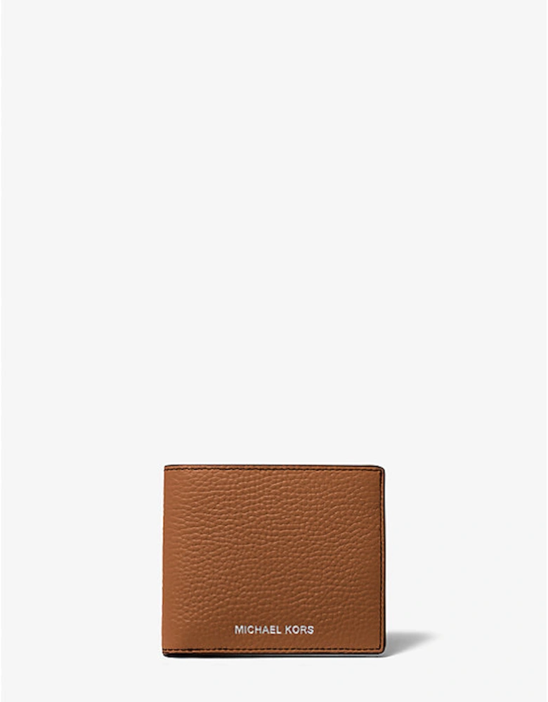 Hudson Pebbled Leather Slim Billfold Wallet
