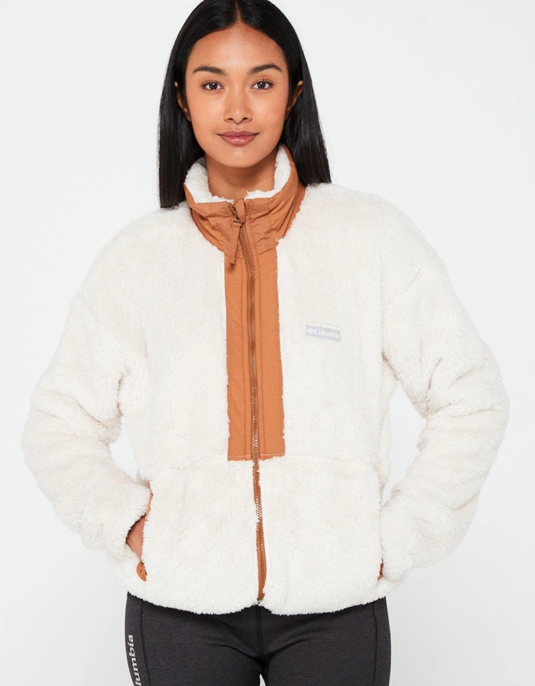 Women's Boundless Discovery Sherpa Full Zip - White