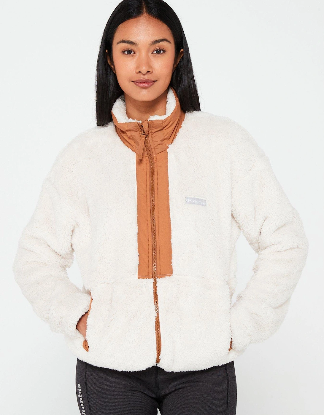 Women's Boundless Discovery Sherpa Full Zip - White, 6 of 5