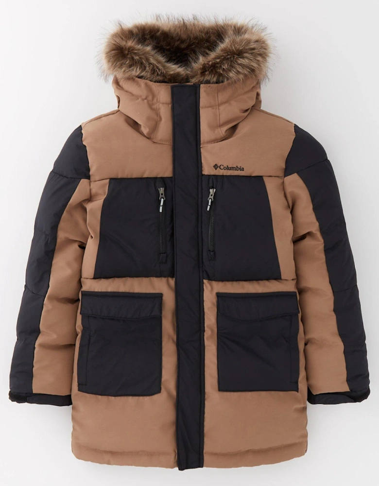 Youth Boys Marquam Peak Fusion Ii Parka - Brown