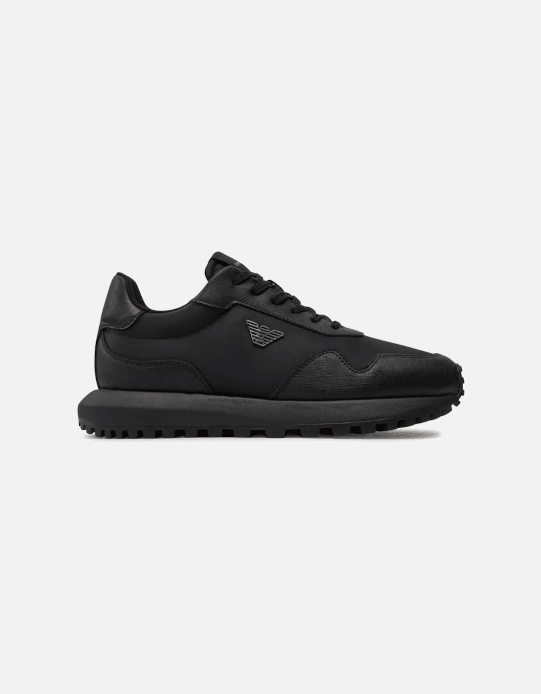 Eagle Logo Black/White Sneaker Trainer, 5 of 4