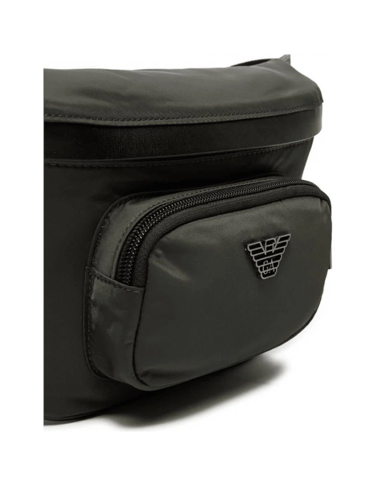 Eagle Logo Khaki Belt Bag