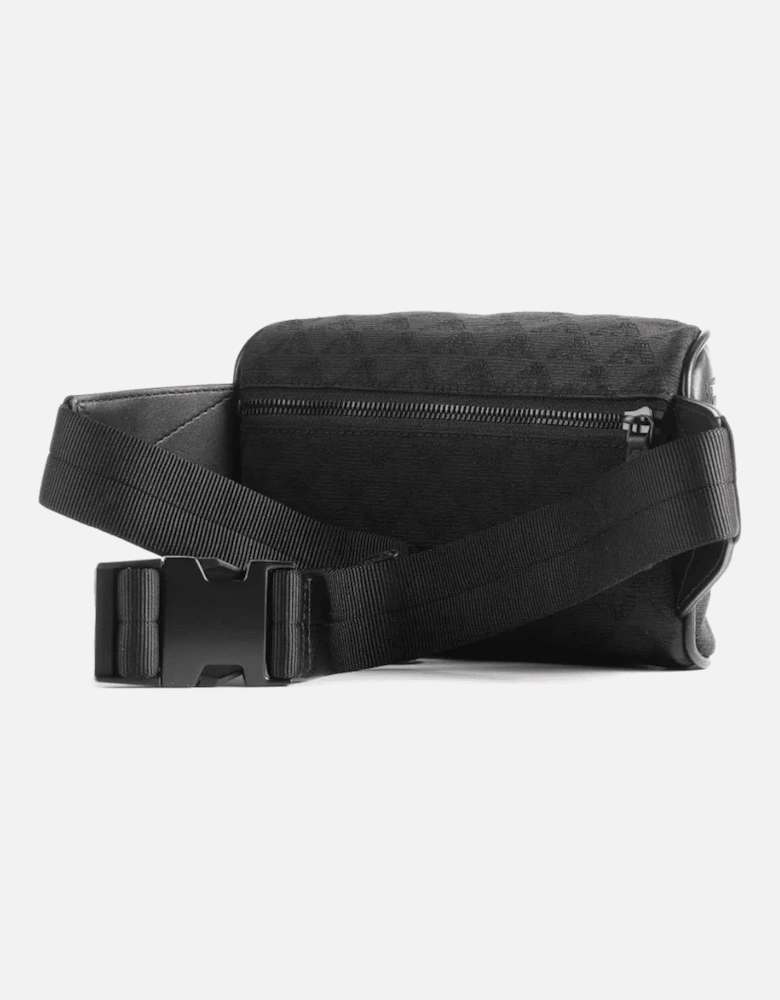Monogram Logo Black Side Bag