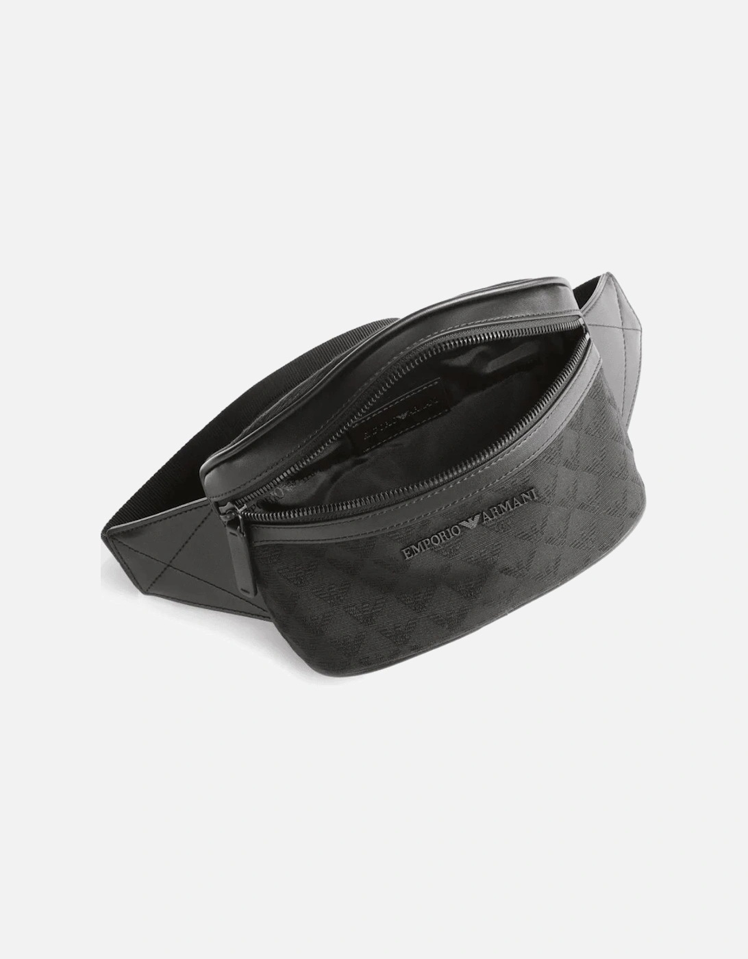 Monogram Logo Black Side Bag