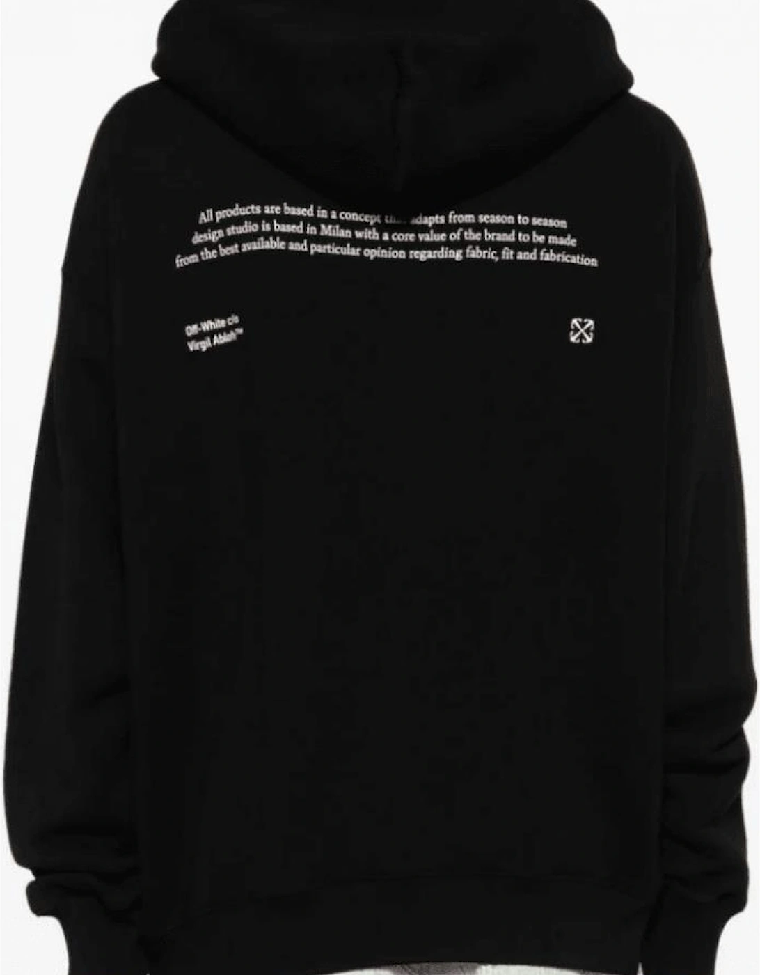 Script Mary Logo Black Hoodie