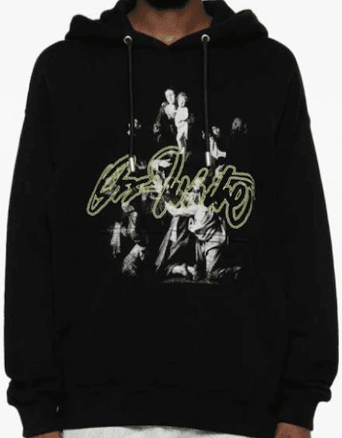 Script Mary Logo Black Hoodie