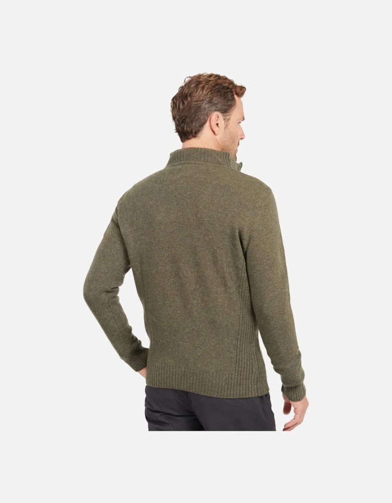 Nelson Essential Essential Half Zip Knitwear Seaweed