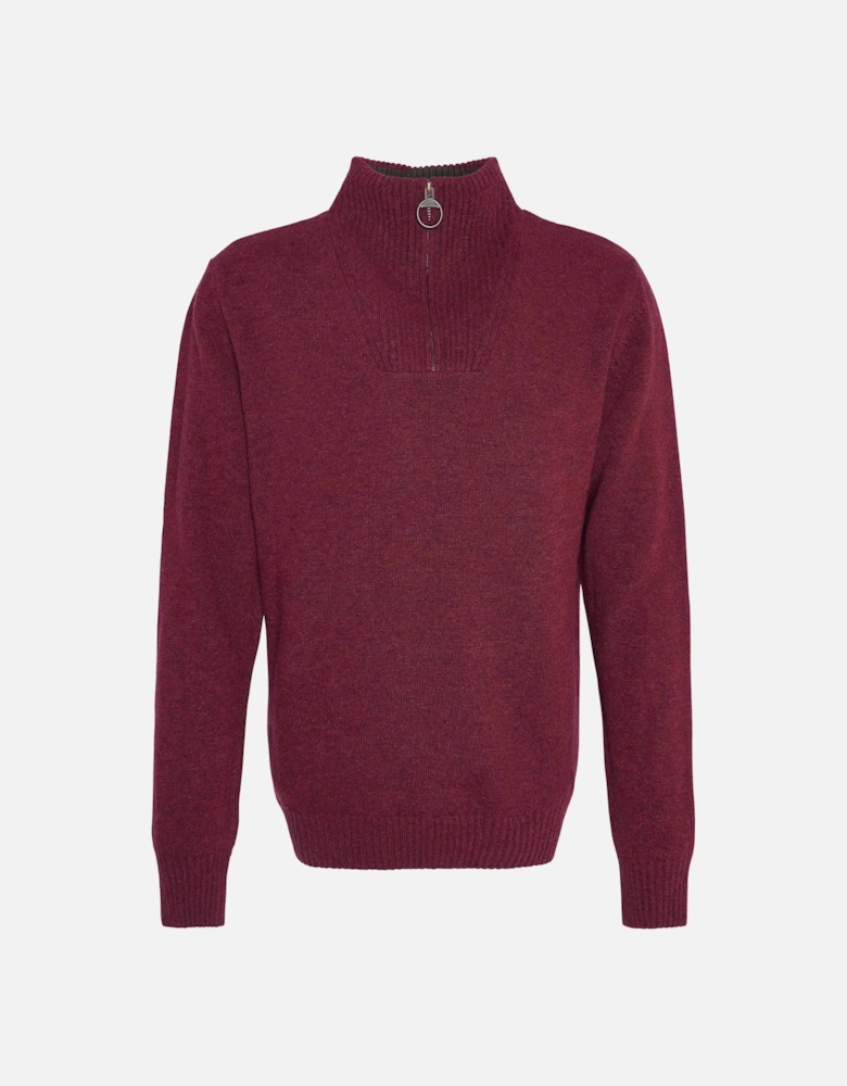 Nelson Essential Essential Half Zip Knitwear Port