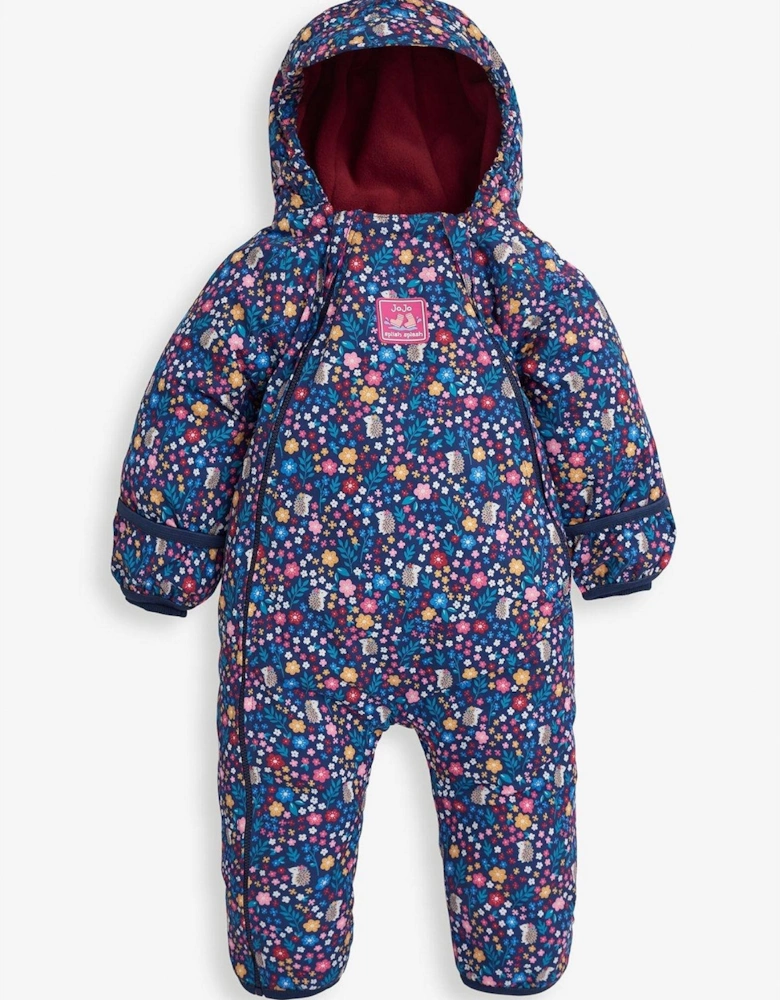 Girls Waterproof Fleece Lined All-in-one - Navy