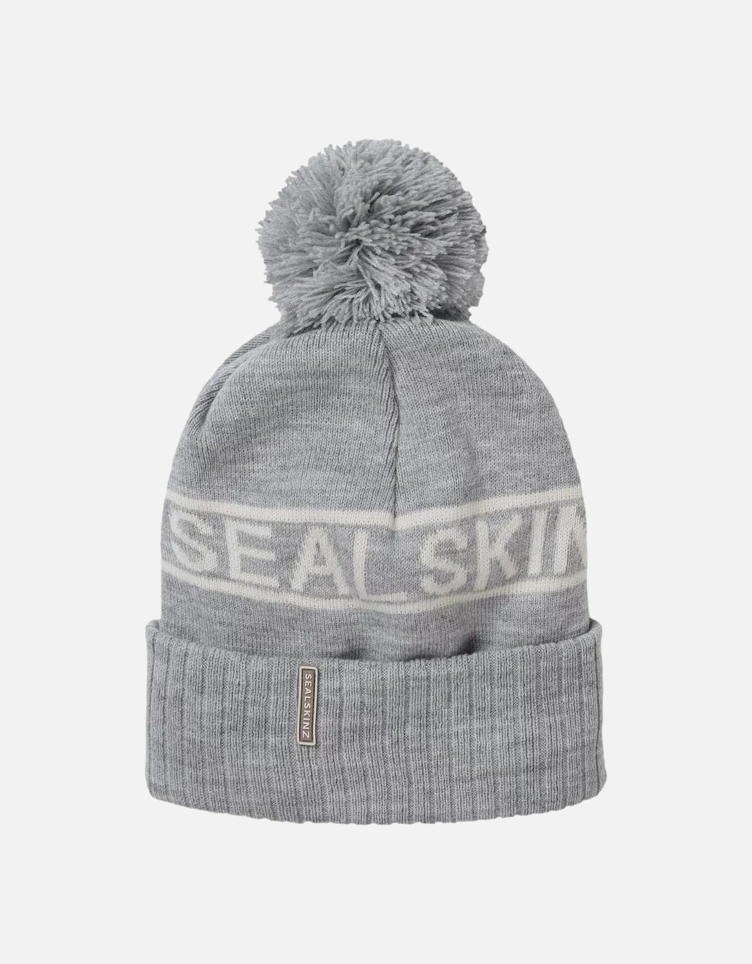 Heacham Bobble Hat Grey/Cream, 3 of 2