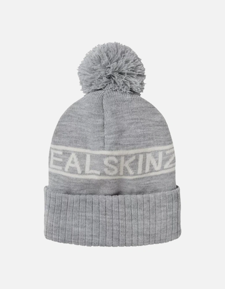 Heacham Bobble Hat Grey/Cream