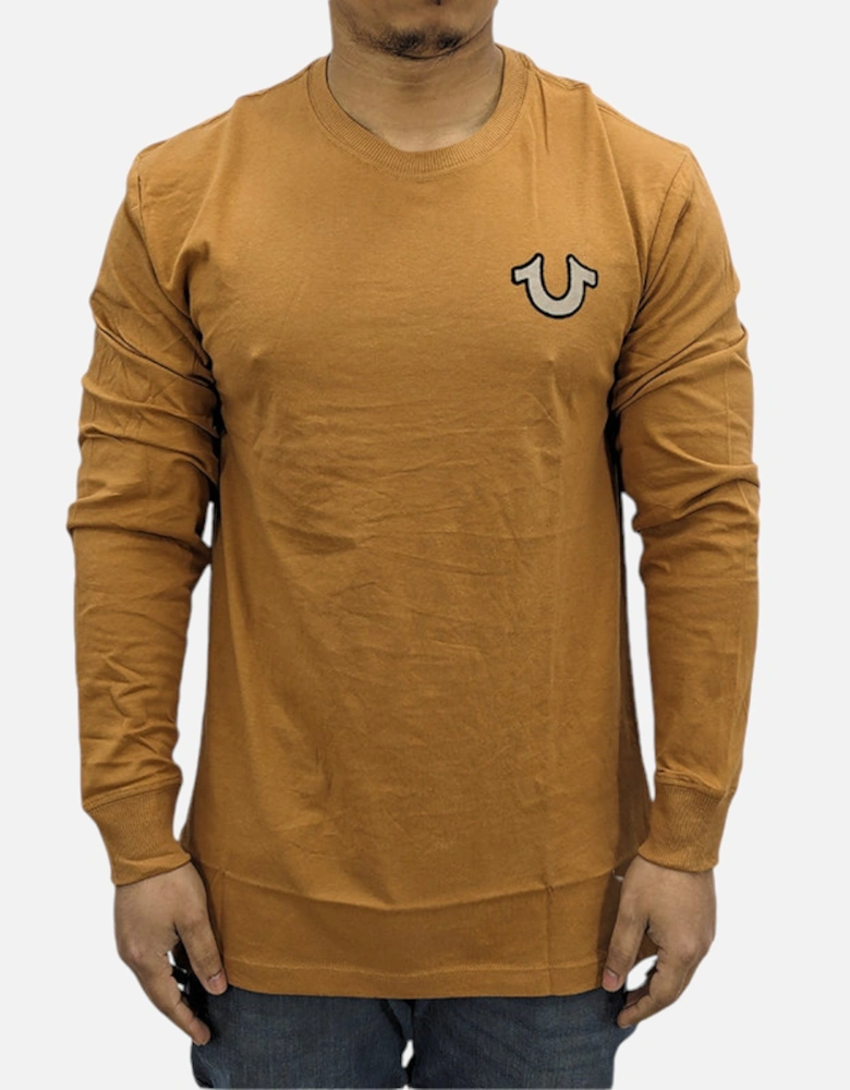 107704 Mens T Shirts Crew Neck Long Sleeve Summer Buddha T Shirt