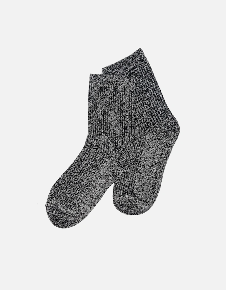 GLITTERATI SOCK IN BLACK