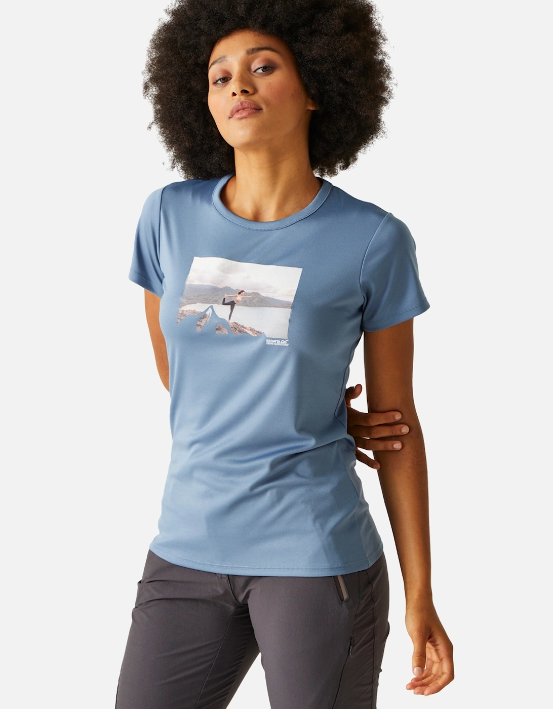 Womens/Ladies Fingal VIII Yoga Pose T-Shirt