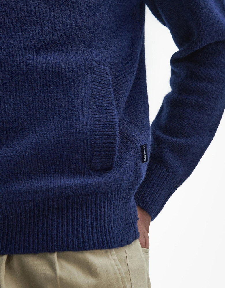 Talder Mens Half Zip Knitted Jumper