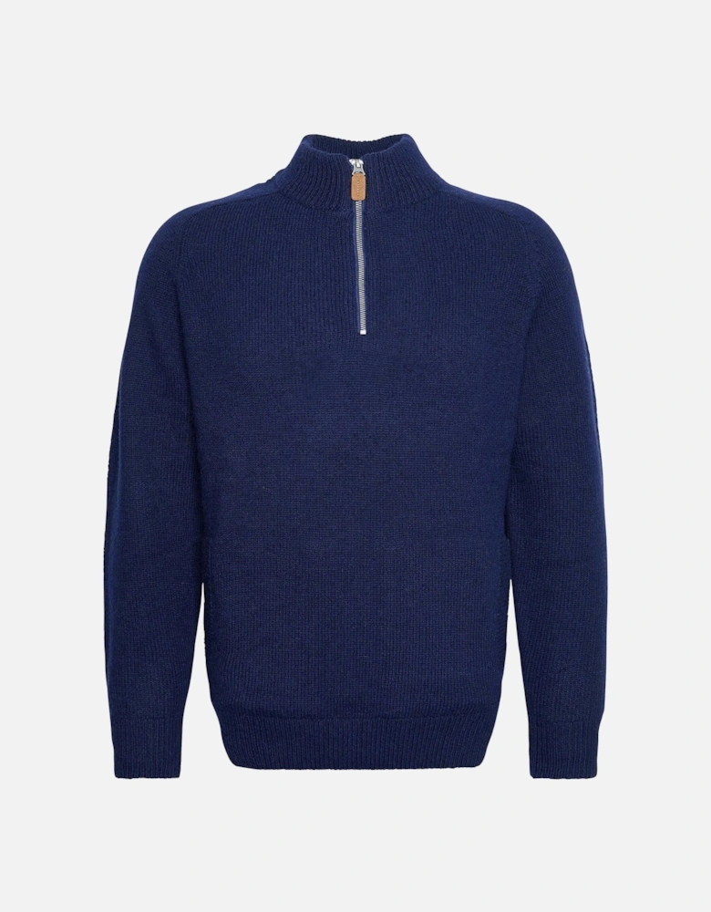 Talder Mens Half Zip Knitted Jumper