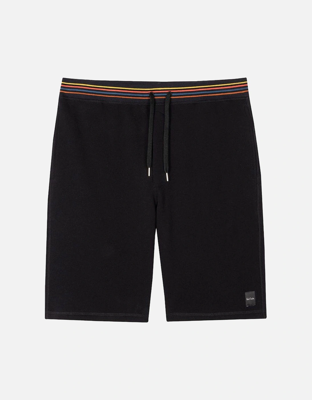 Artist Stripe Lounge Shorts, Black, 4 of 3