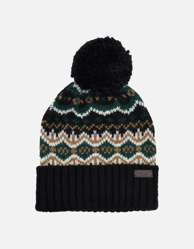 Fairisle Beanie TN23 Green Loch