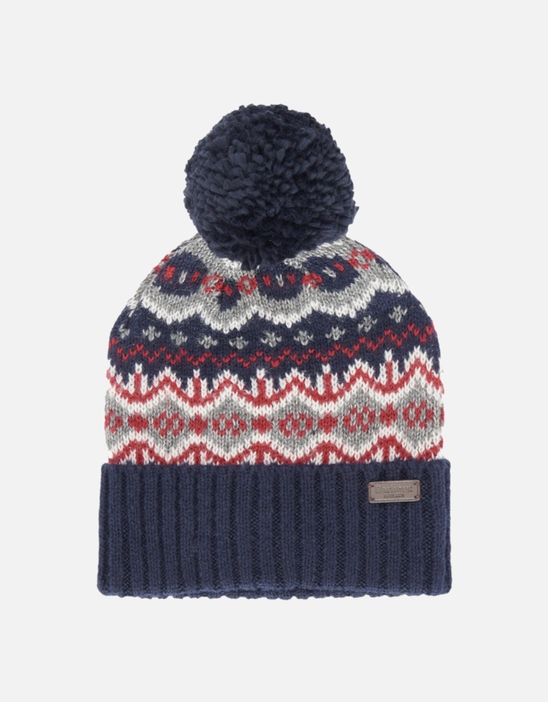 Fairisle Beanie TN27 Blue Granite