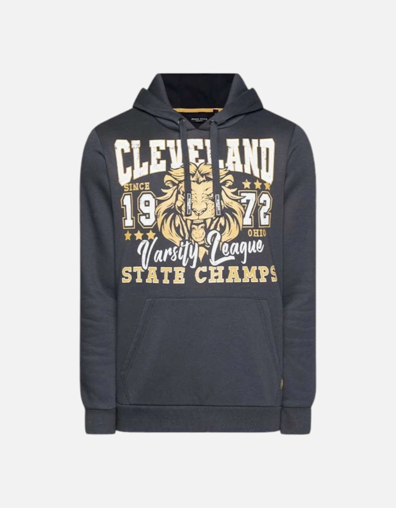 Mens Hoodie Fleece Hooded Pullover Sweatshirt Printed Hoody Jumper