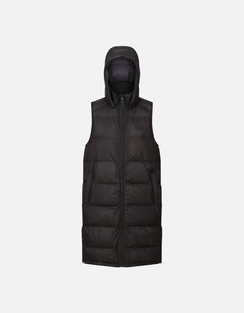 Womens Ganella Long Padded Hooded Bodywarmer Gilet