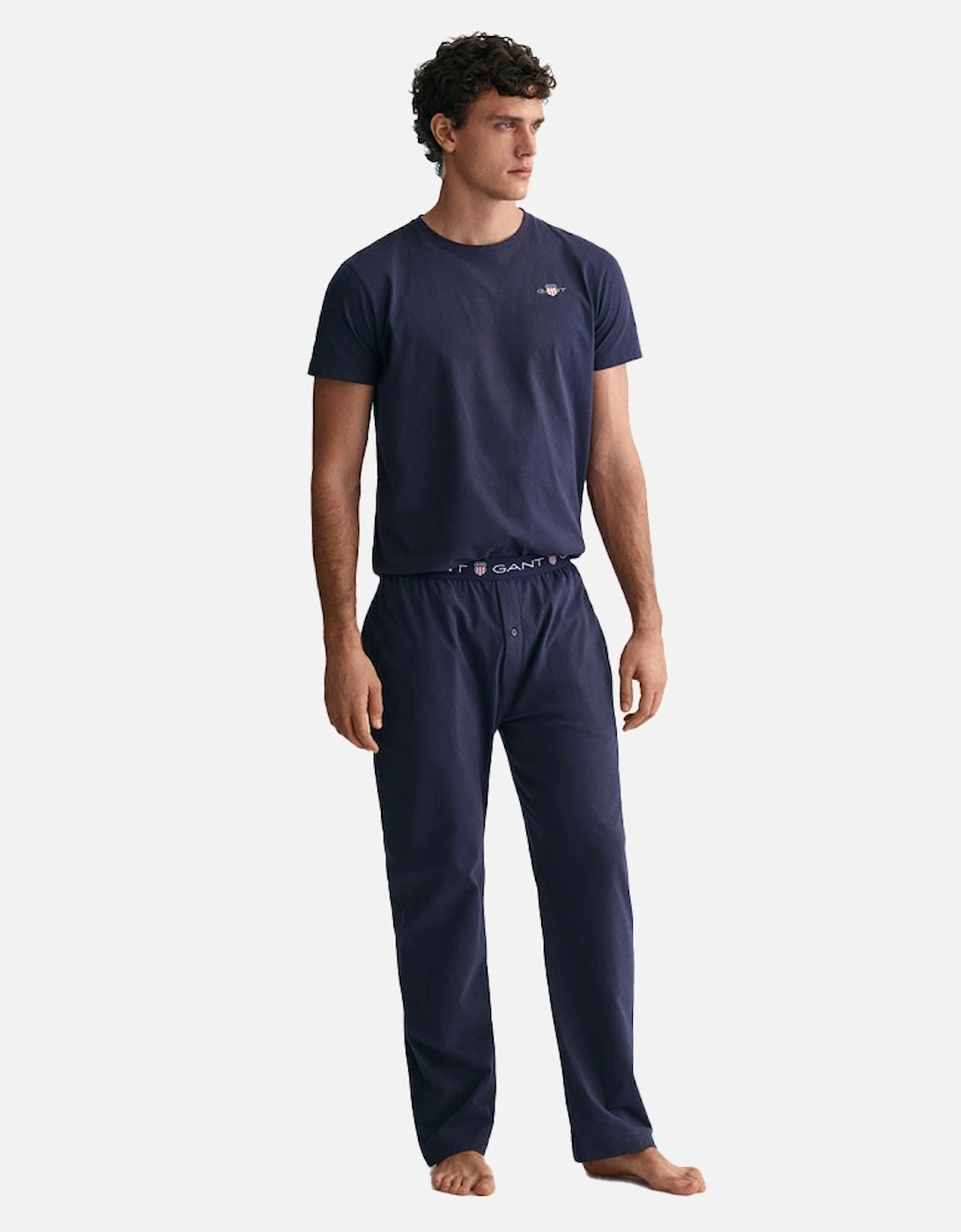 Shield Pyjama Bottoms, Navy