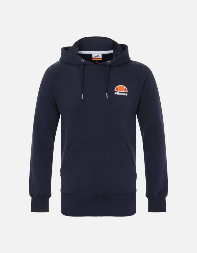 Toce Cotton Logo Navy Hoodie