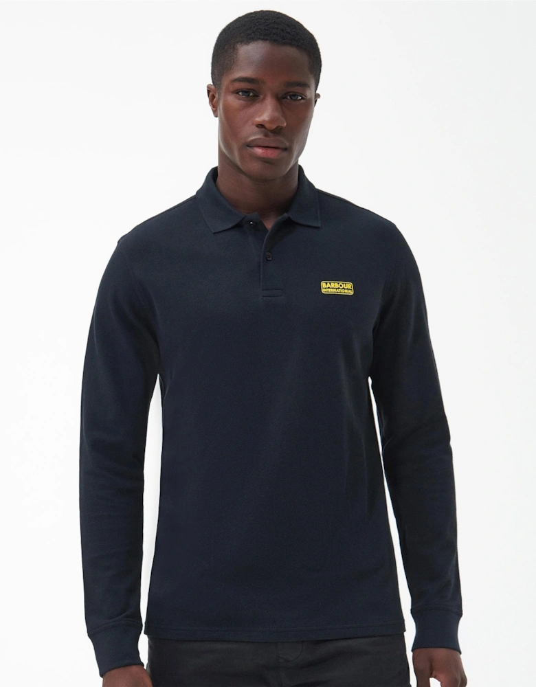 Essential Mens Long Sleeve Polo