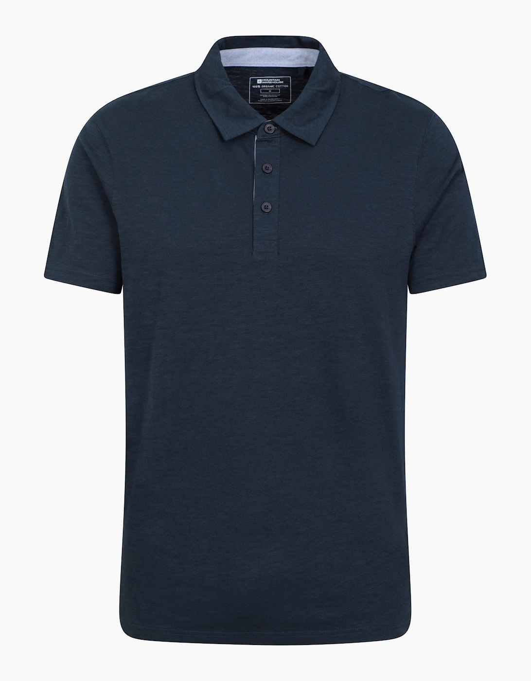 Mountain Warehouse Men's Navy Hasst Ii Organic Polo Shirt - Size: 44