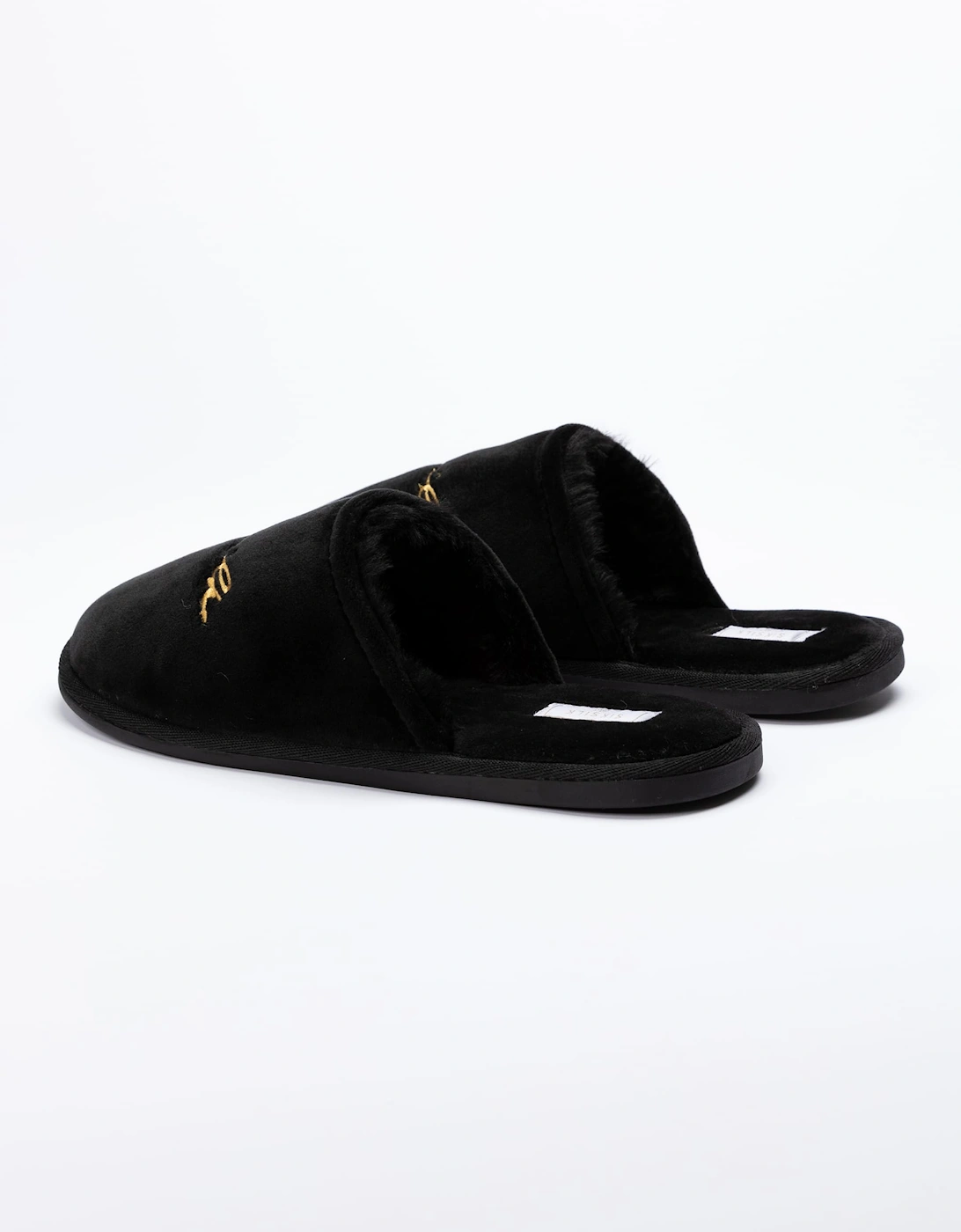 Embroidered Logo Slippers