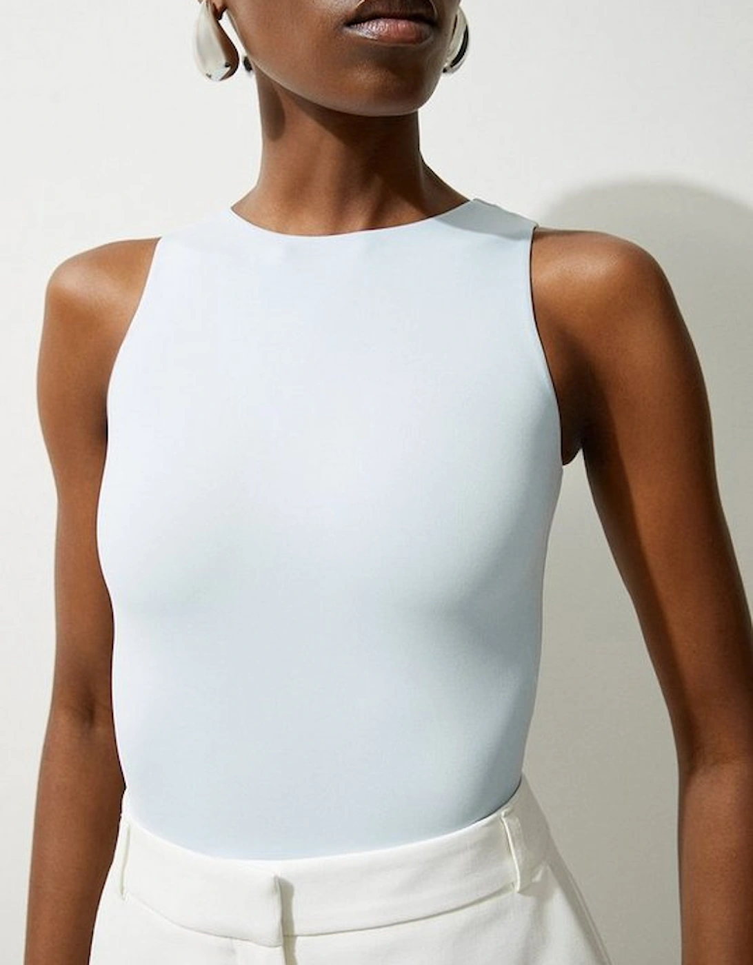 Contour Jersey Halterneck Bodysuit